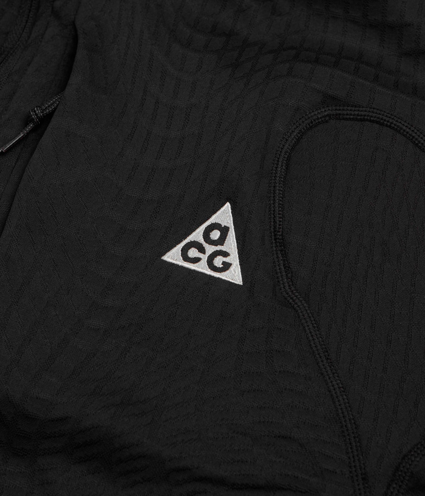Nike ACG Wolf Grid 1/2 Zip Sweatshirt - Black / Summit White