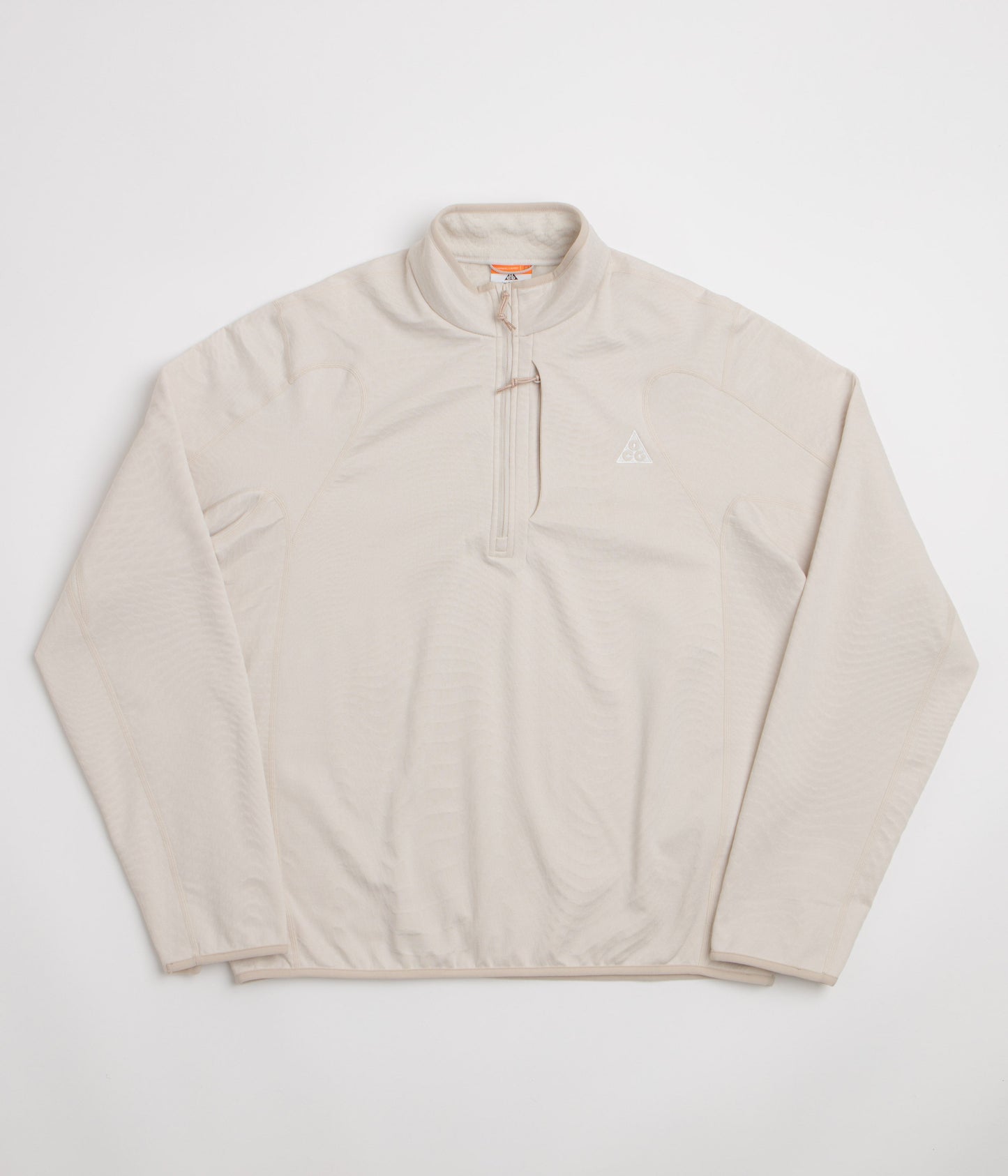 Nike ACG Wolf Grid 1/2 Zip Sweatshirt - Light Orewood Brown / Cream II / Summit White