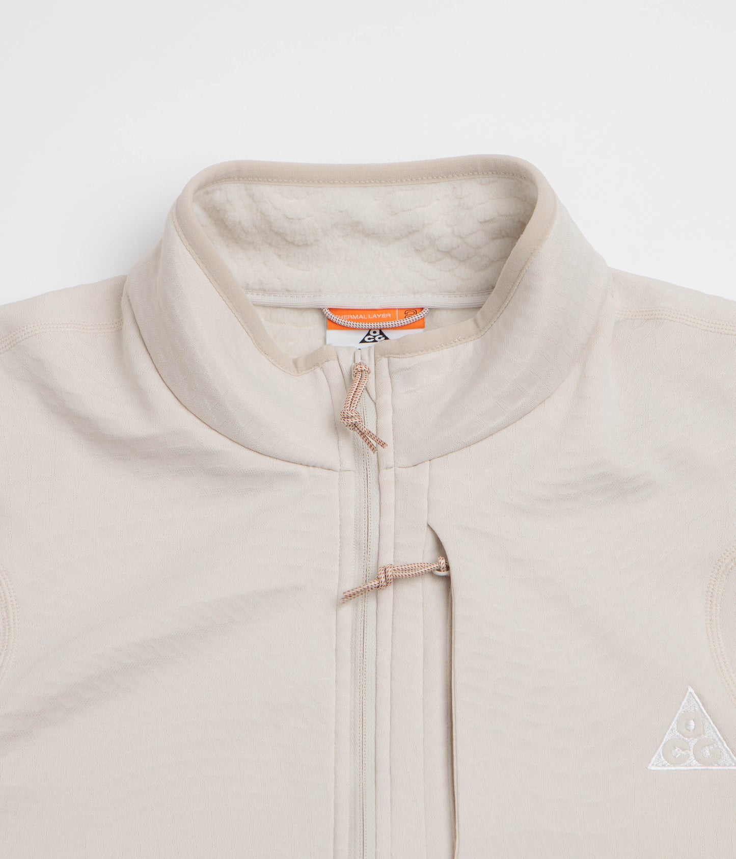 Nike ACG Wolf Grid 1/2 Zip Sweatshirt - Light Orewood Brown / Cream II / Summit White