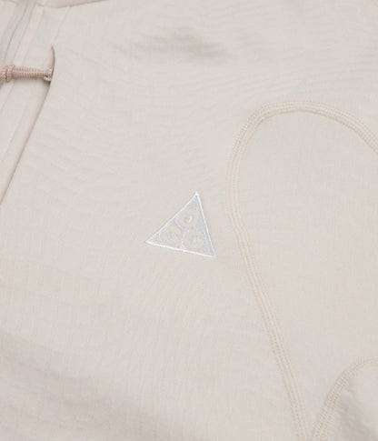 Nike ACG Wolf Grid 1/2 Zip Sweatshirt - Light Orewood Brown / Cream II / Summit White