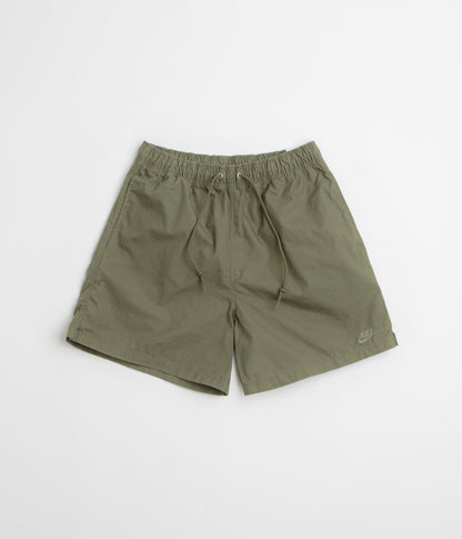 Nike Club Flow Wash Shorts - Medium Olive / Medium Olive