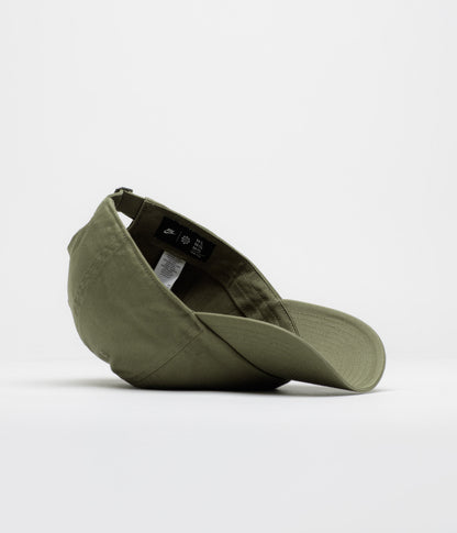 Nike Club Futura Wash Cap - Medium Olive / White