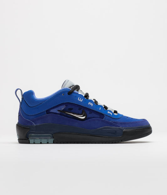 Nike SB Air Max Ishod Shoes - Blue Void / Metallic Silver - Radiant Blue