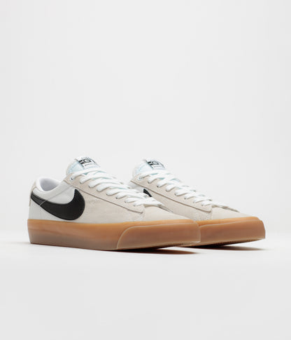 Nike SB Blazer Low Pro GT Shoes - White / Black - White - White