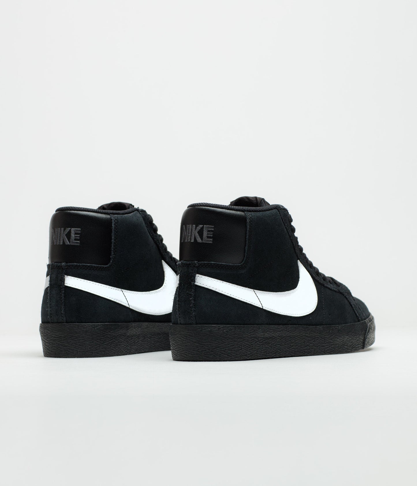 Nike SB Blazer Mid Shoes - Black / White - Black - Black