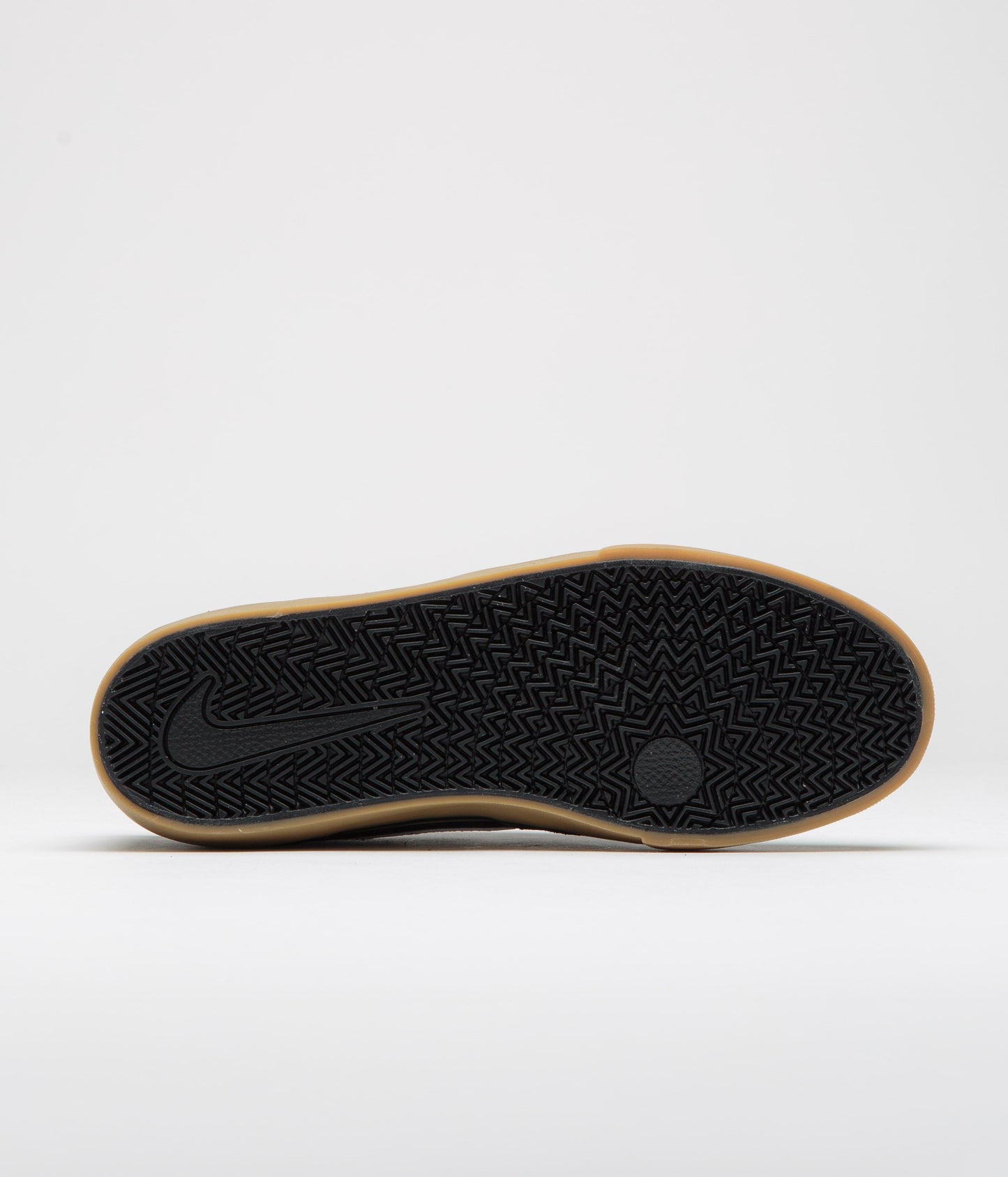 Nike SB Chron 2 Shoes - Black / White - Black - Gum Light Brown