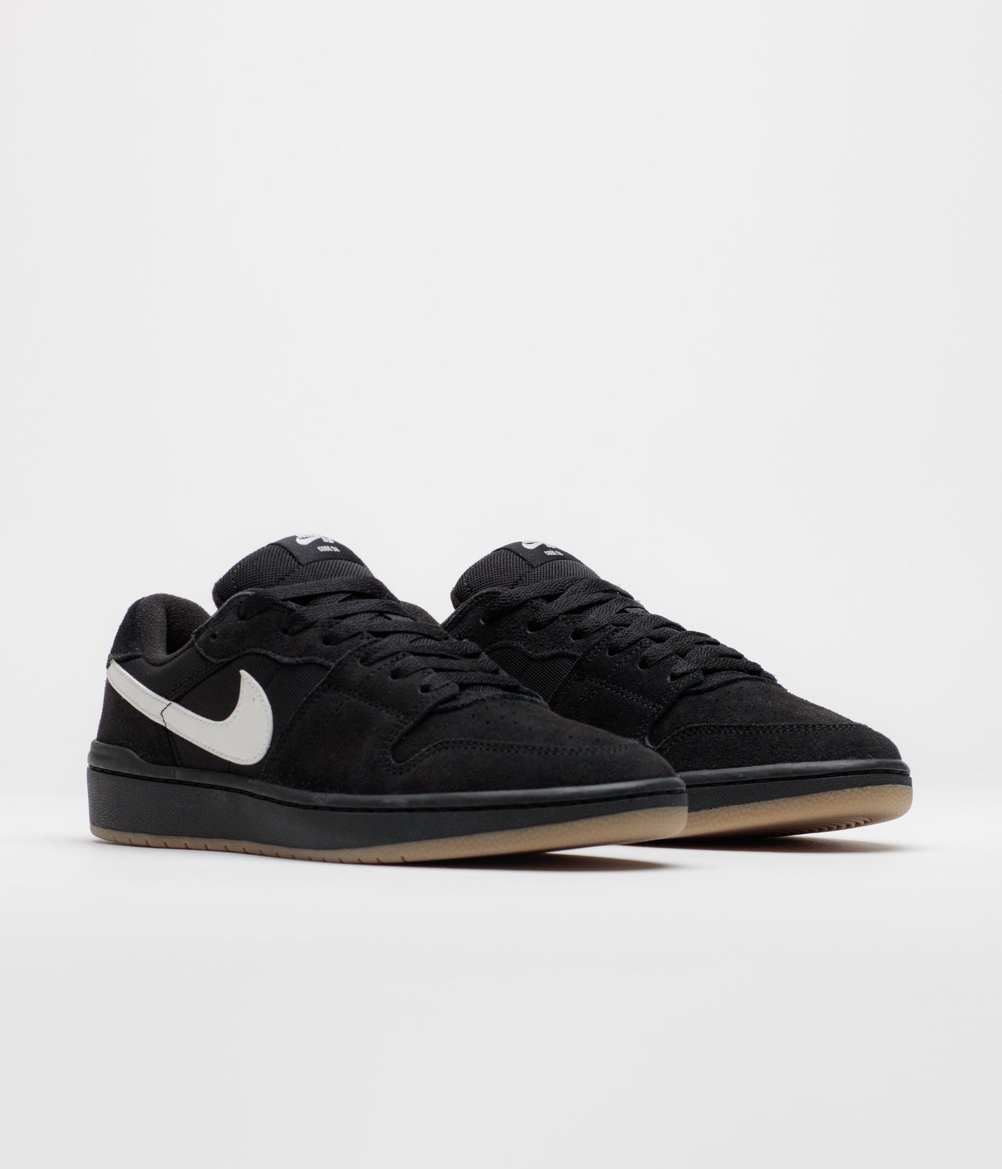 Nike SB Code 58 Shoes - Black / Summit White - Black - Gum Light Brown
