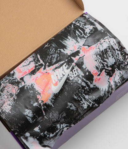 Nike SB Dunk Low Pro Premium 'Krampus' Shoes - Dark Smoke Grey / Campfire Orange - Black