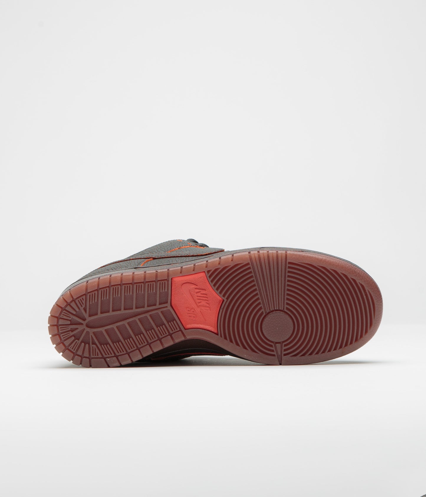 Nike SB Dunk Low Pro Premium 'Krampus' Shoes - Dark Smoke Grey / Campfire Orange - Black