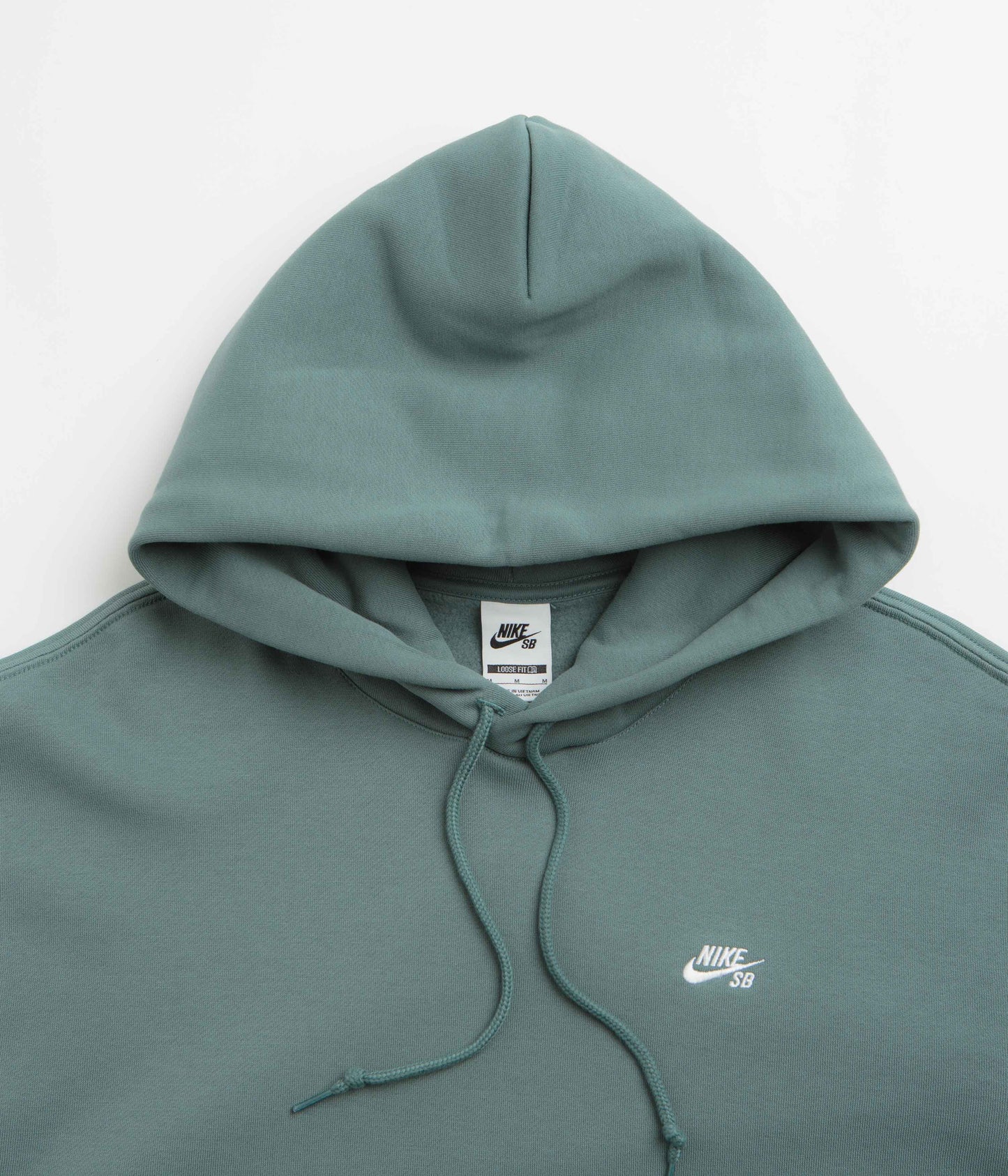 Nike SB Essential Logo Hoodie - Mineral Slate / White