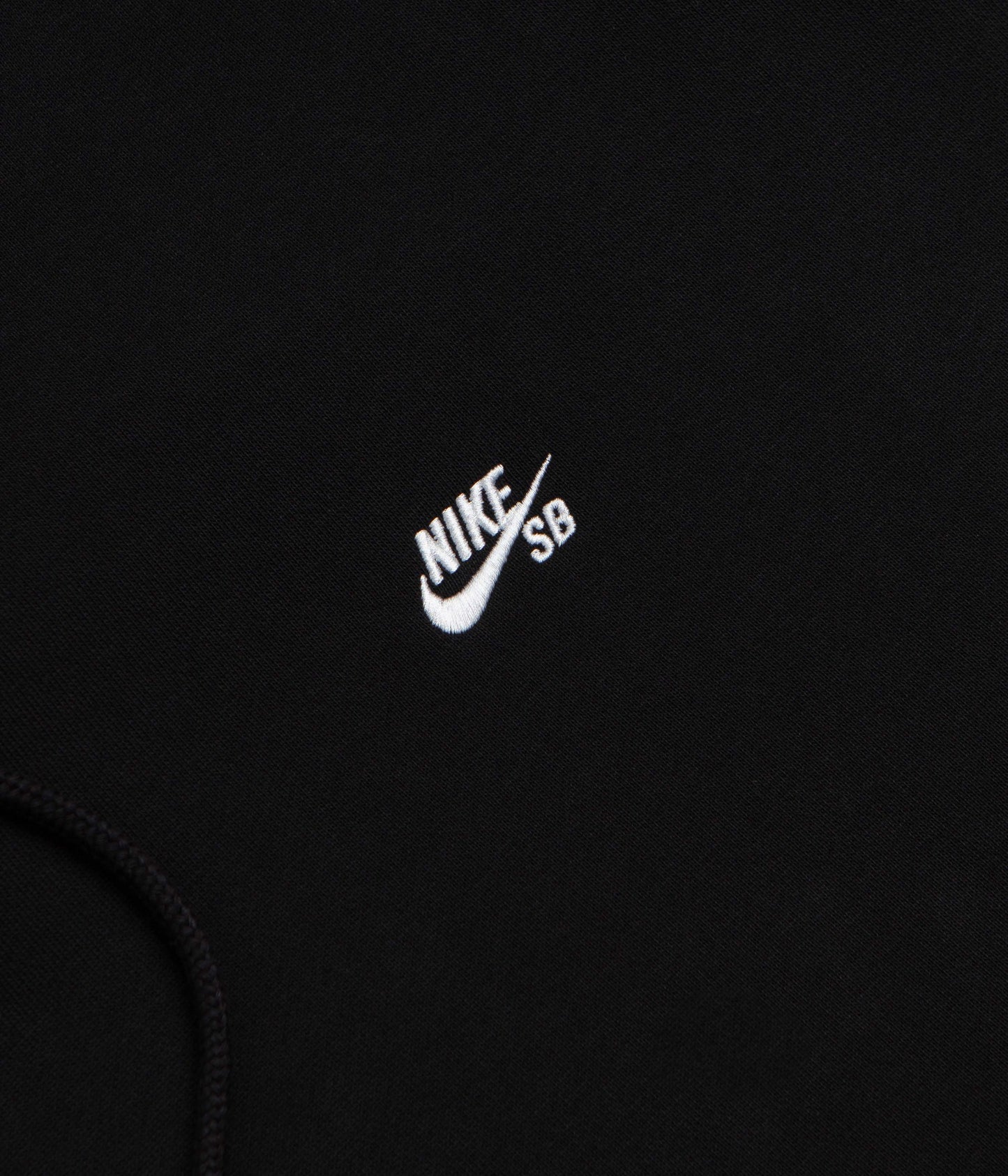 Nike SB Essential Small Logo Hoodie - Black / White