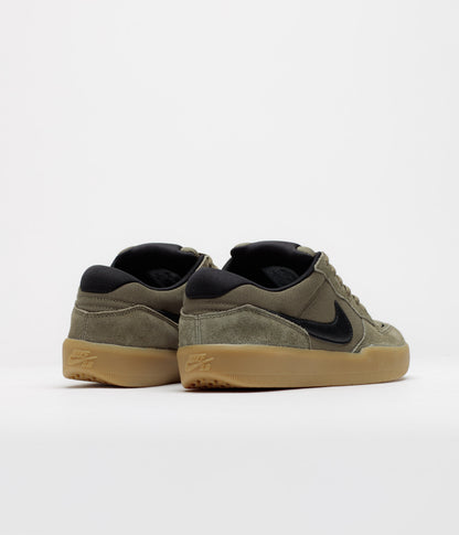 Nike SB Force 58 Shoes - Medium Olive / Black - Medium Olive