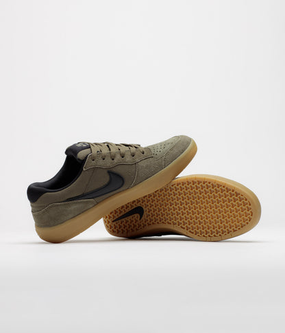 Nike SB Force 58 Shoes - Medium Olive / Black - Medium Olive