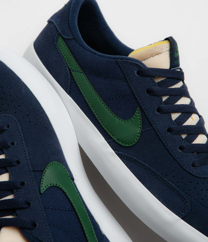 Nike SB Heritage Vulc Shoes - Midnight Navy / Noble Green - Midnight Navy