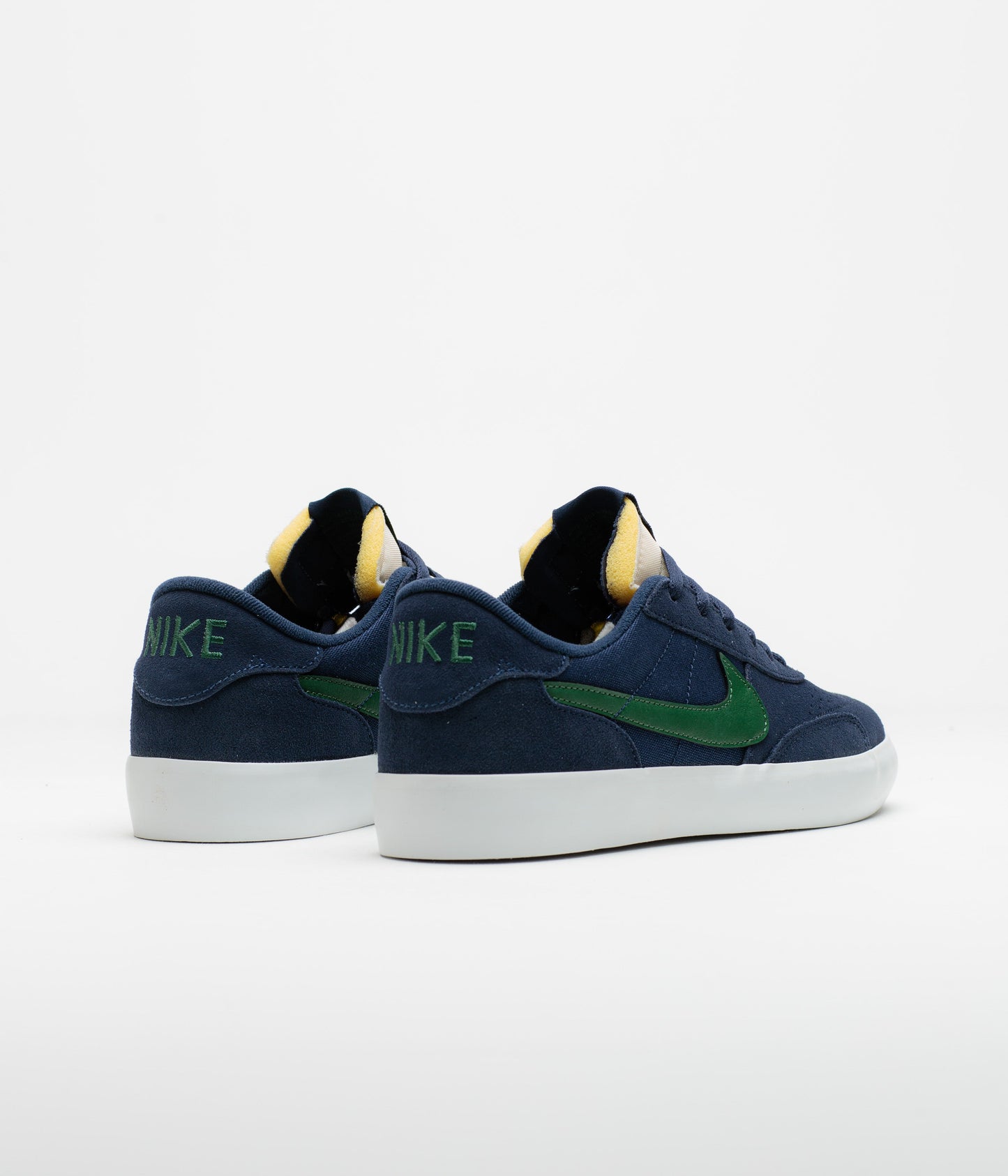 Nike SB Heritage Vulc Shoes - Midnight Navy / Noble Green - Midnight Navy