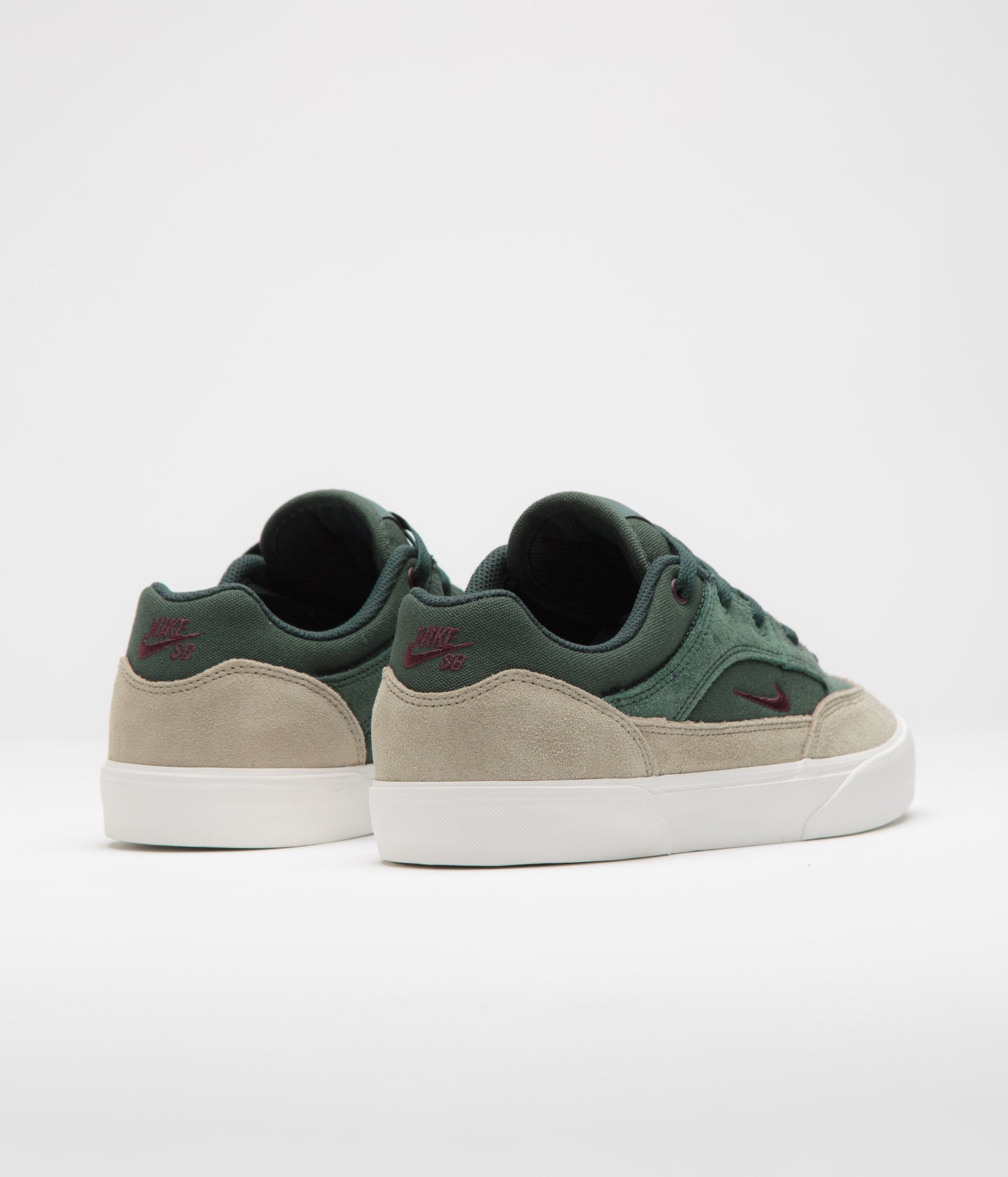 Nike SB Malor Shoes - Seaweed / Burgundy Crush - Khaki - Phantom