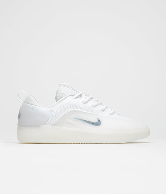 Nike SB Nyjah 4 Shoes - White / Black - White - Black