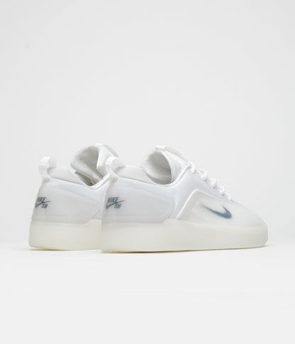 Nike SB Nyjah 4 Shoes - White / Black - White - Black
