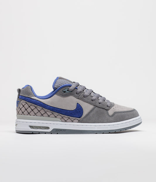 Nike SB P-Rod 1 OG Shoes - Flint Grey / Deep Royal Blue - Flint Grey