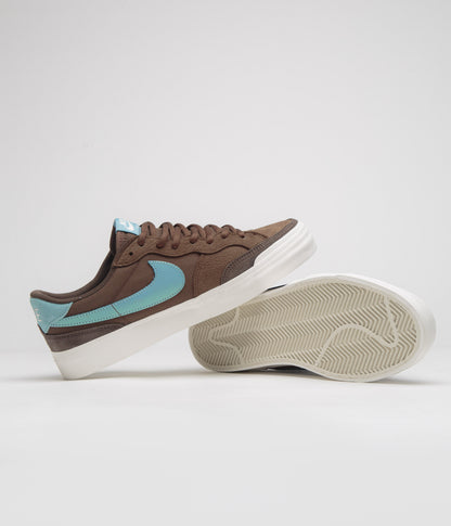 Nike SB Pogo Plus Shoes - Cacao Wow / Denim Turquoise - Baroque Brown - Sail