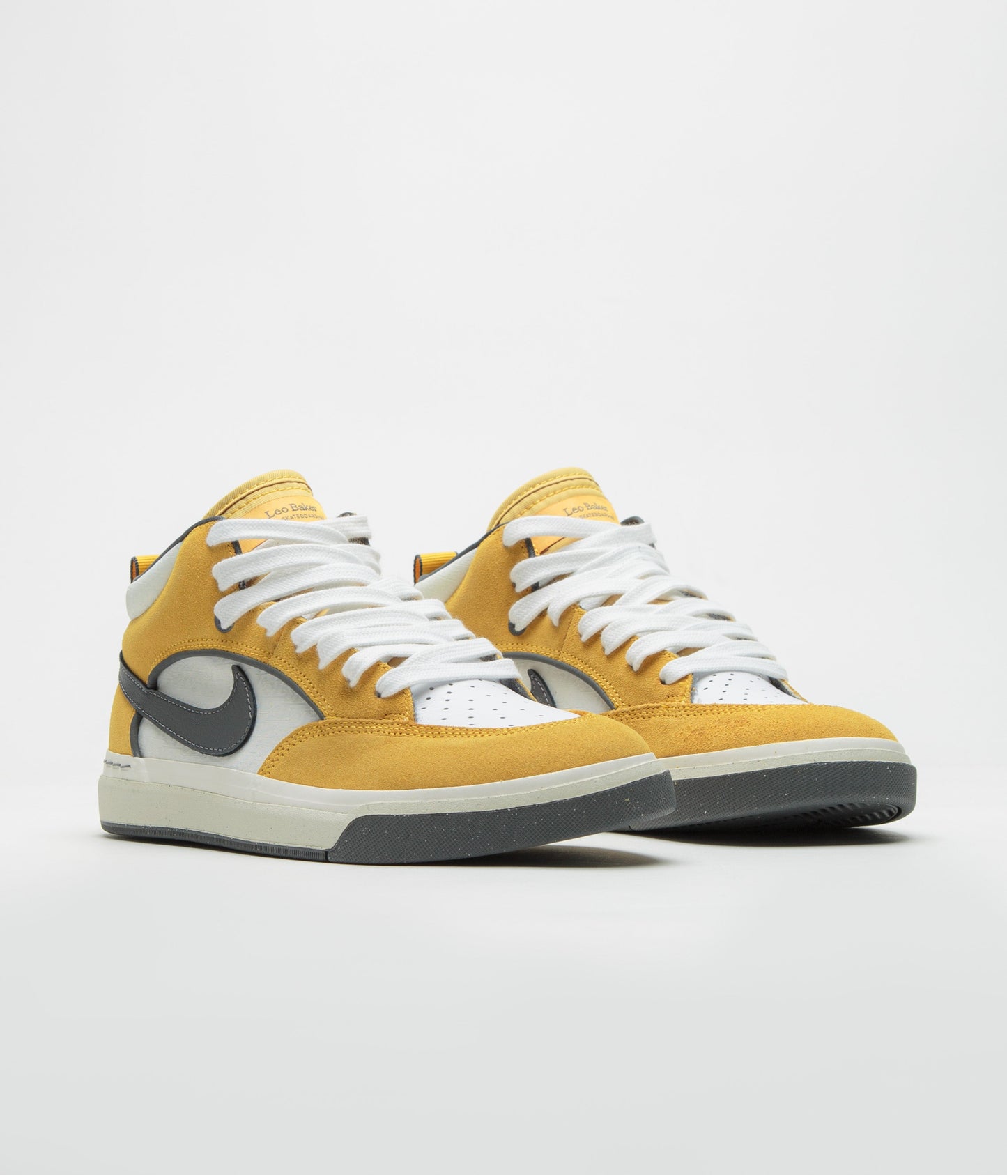 Nike SB React Leo Shoes - University Gold / Dark Grey