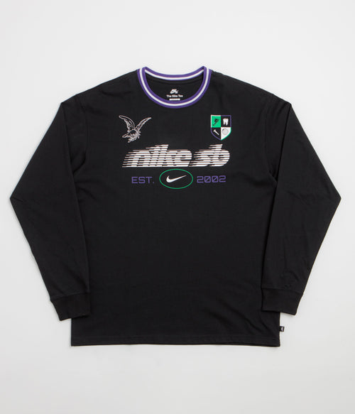 Nike SB Rugby Long Sleeve T-Shirt - Black