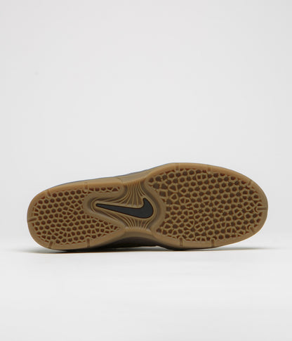 Nike SB Vertebrae Shoes - Olive Flak / Black - Baroque Brown