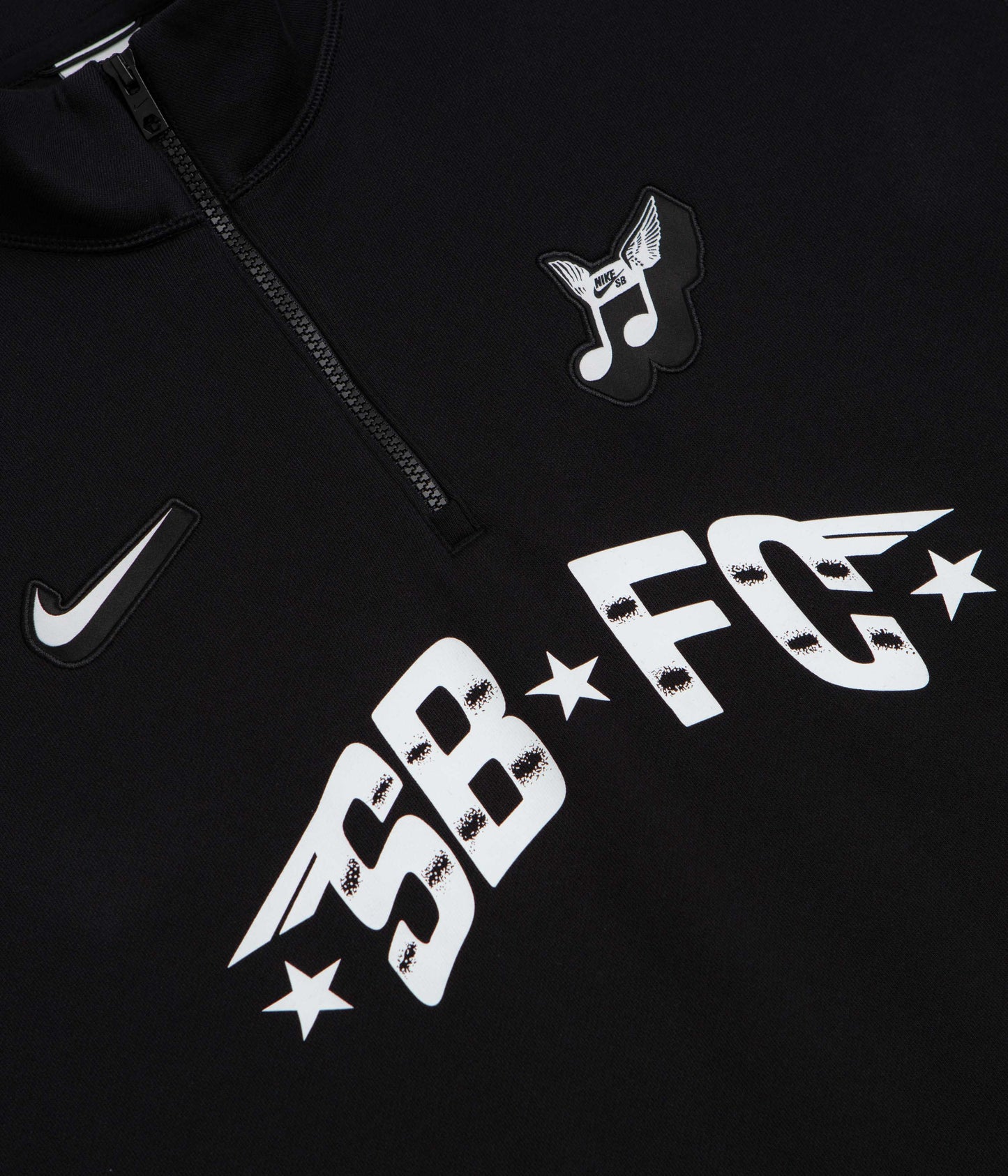 Nike SB World Cup Half Zip Sweatshirt - Black