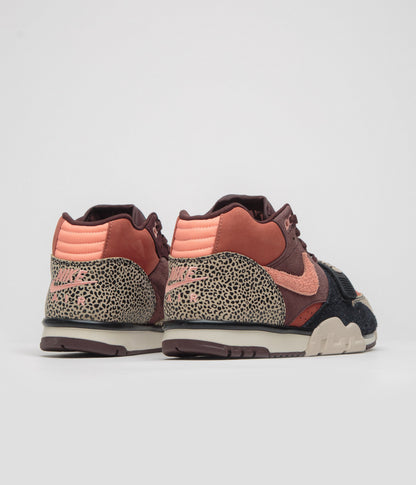 Nike SB x Arts-Rec Air Trainer 1 Shoes - Limestone / Pink Quartz - Earth - Dusty Peach