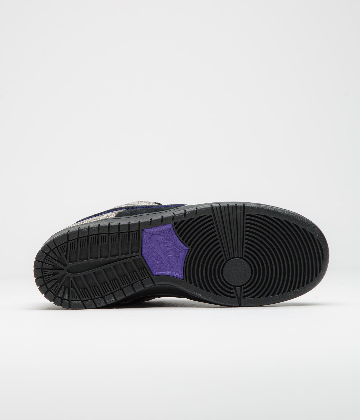 Nike SB x Dashawn Jordan Dunk Low Pro Shoes - String / Black - Bright Spruce - Fierce Purple
