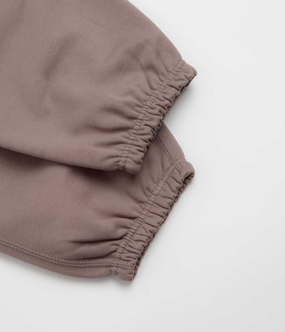Nike Solo Swoosh Cuffed Sweatpants - Mink Brown / Mink Brown / White