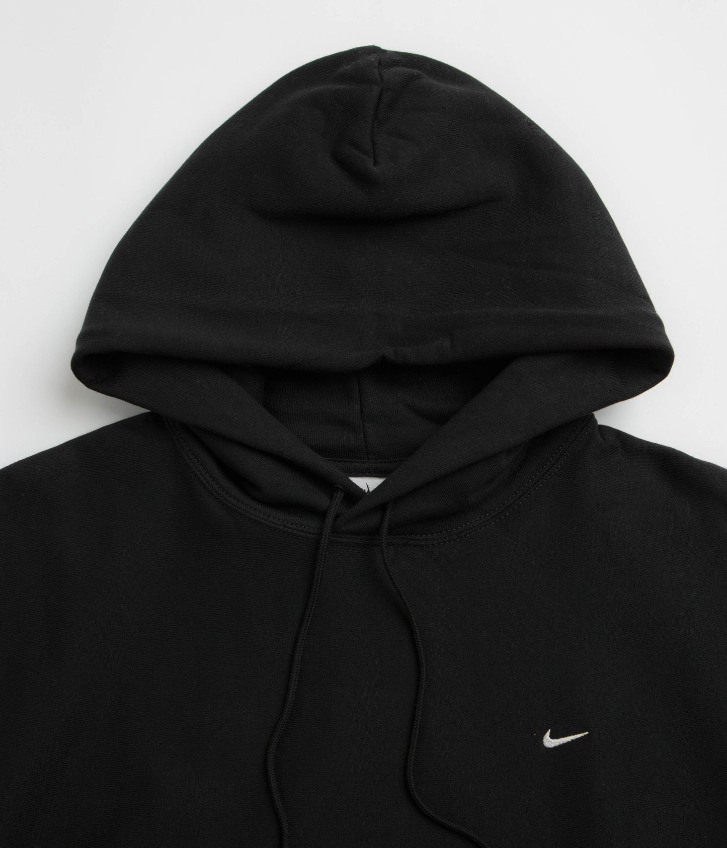 Nike Solo Swoosh Hoodie - Black / Black / White / White
