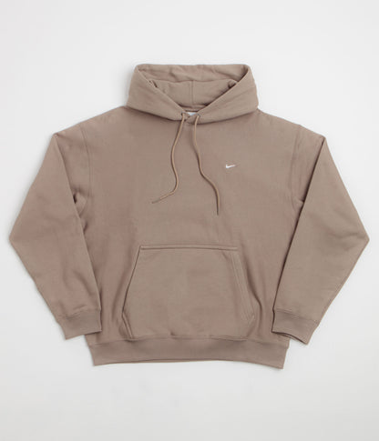 Nike Solo Swoosh Hoodie - Mink Brown / Mink Brown / White