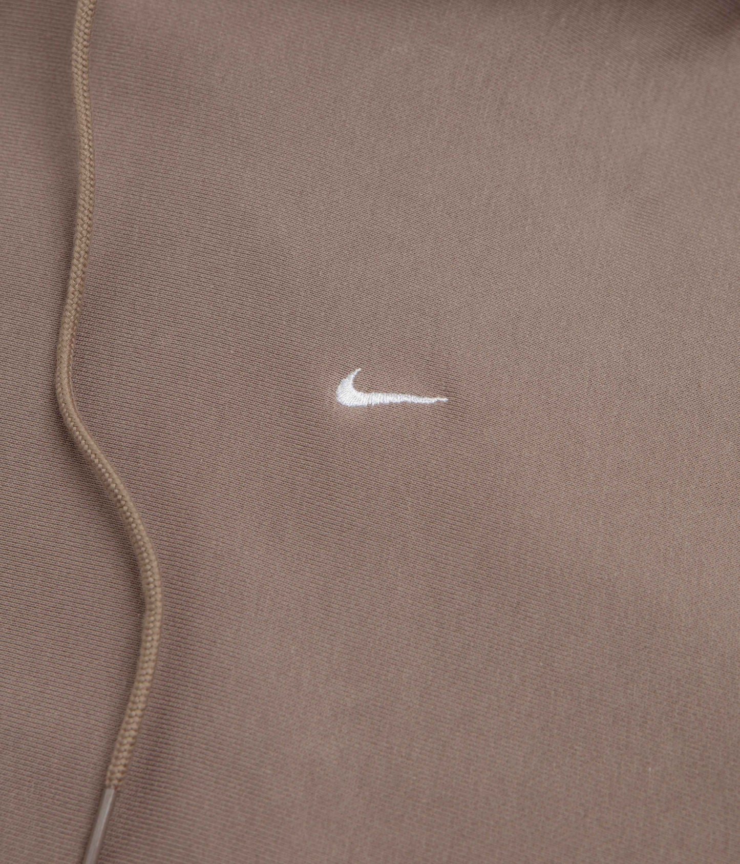 Nike Solo Swoosh Hoodie - Mink Brown / Mink Brown / White