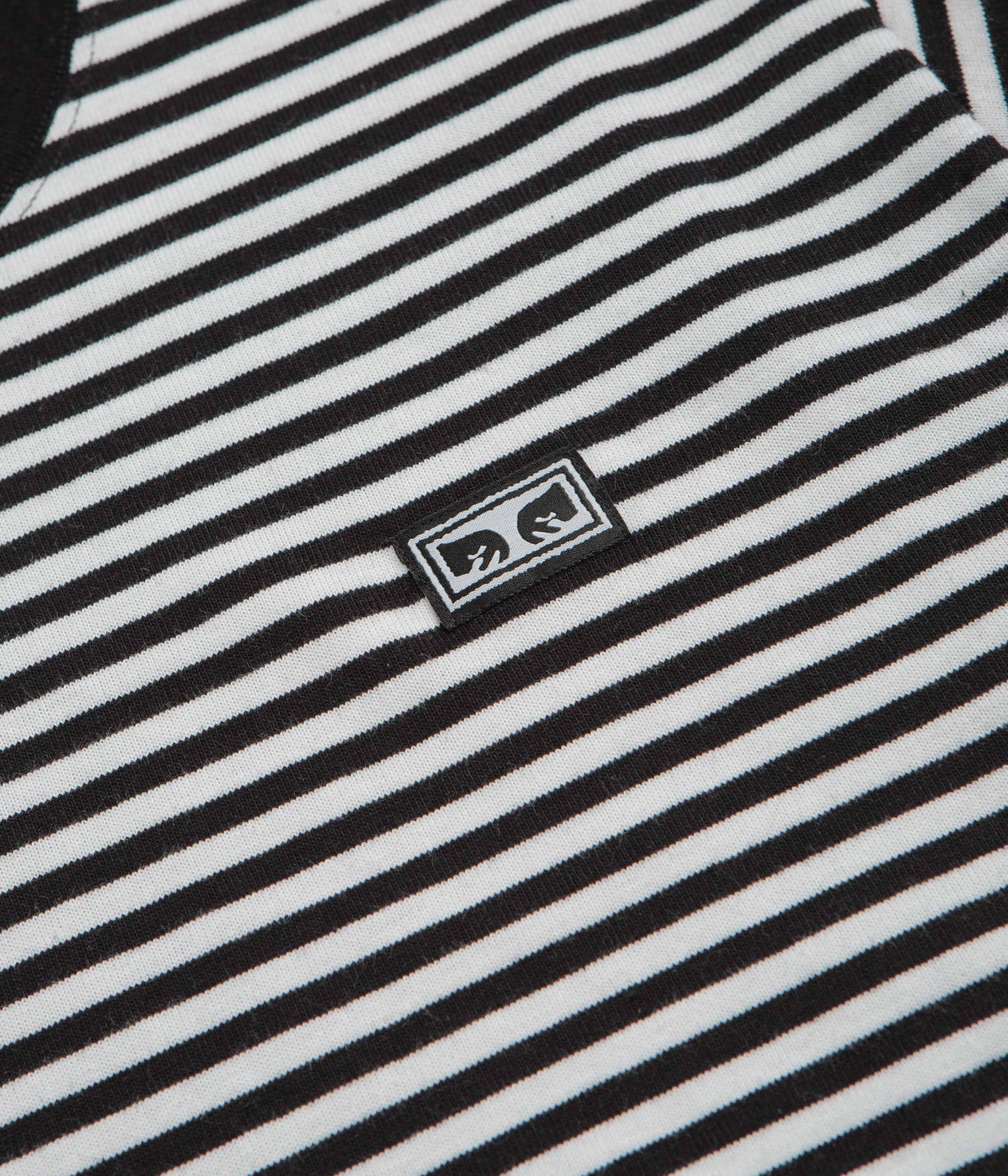 Obey Established Works Eyes Stripe T-Shirt - Black