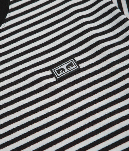Obey Established Works Eyes Stripe T-Shirt - Black
