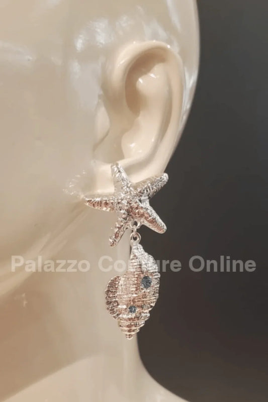 Ocean Dreams Dangle Earrings (Silver)