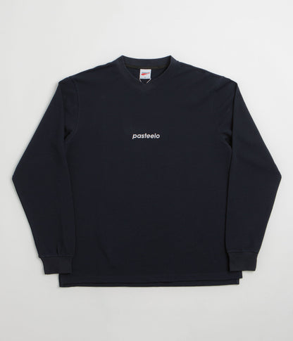Pasteelo Pique Sports Long Sleeve T-Shirt - Navy