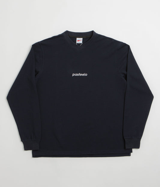 Pasteelo Pique Sports Long Sleeve T-Shirt - Navy