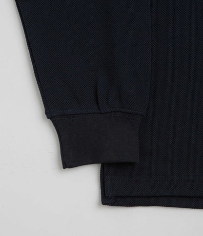Pasteelo Pique Sports Long Sleeve T-Shirt - Navy