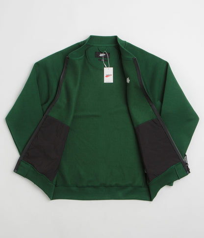 Pasteelo Zip Up Trainer Sweatshirt - Forest