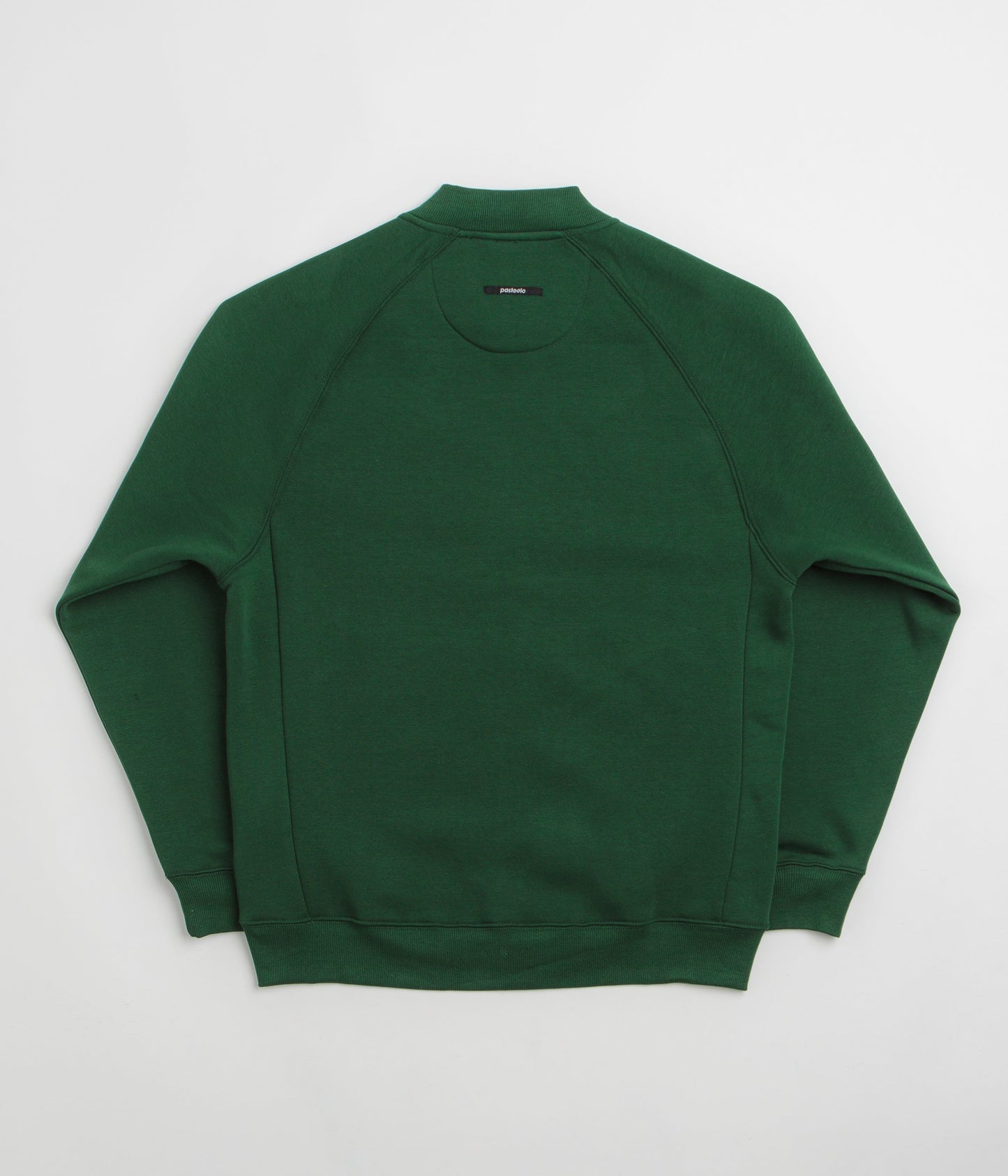 Pasteelo Zip Up Trainer Sweatshirt - Forest