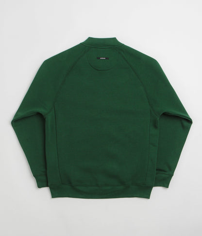 Pasteelo Zip Up Trainer Sweatshirt - Forest