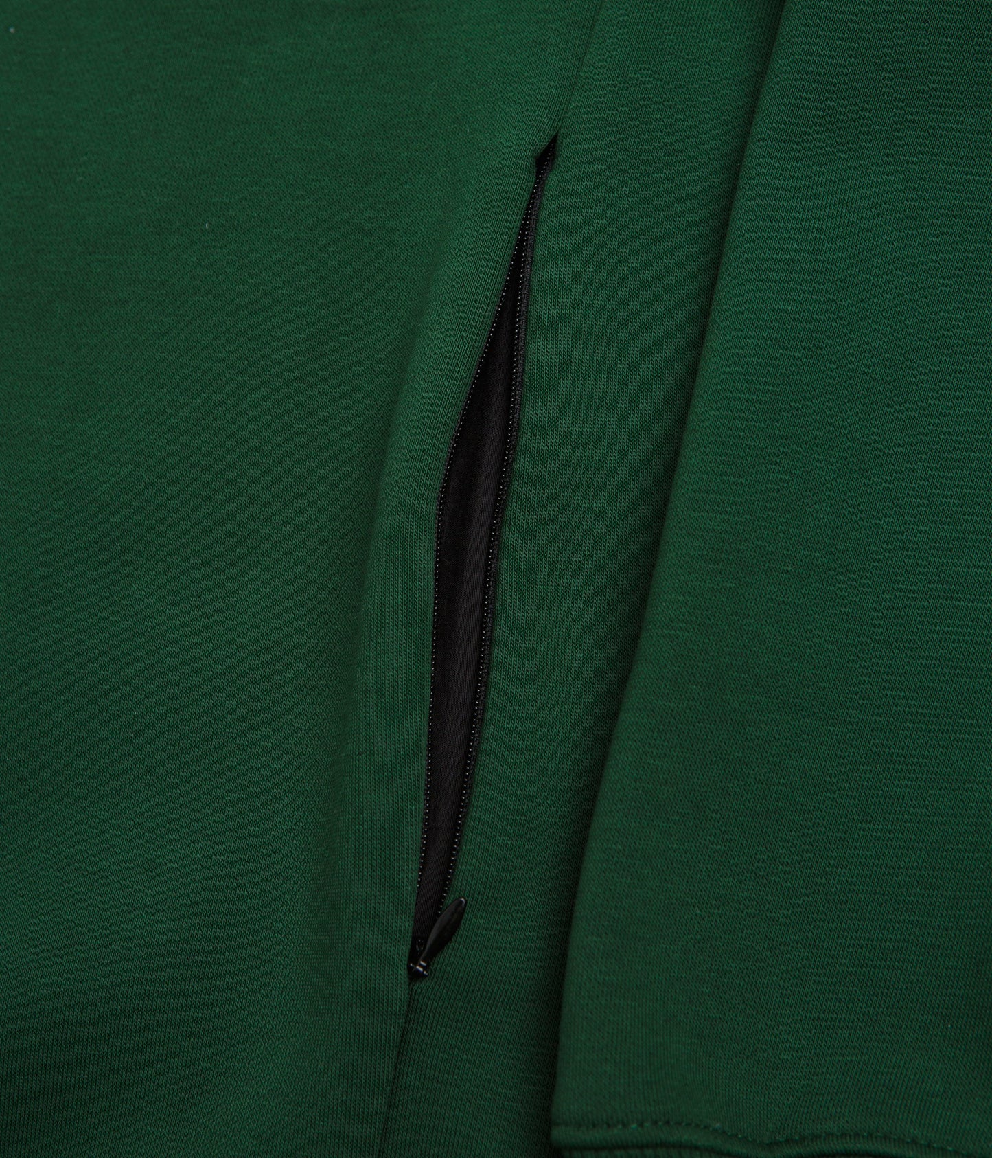 Pasteelo Zip Up Trainer Sweatshirt - Forest