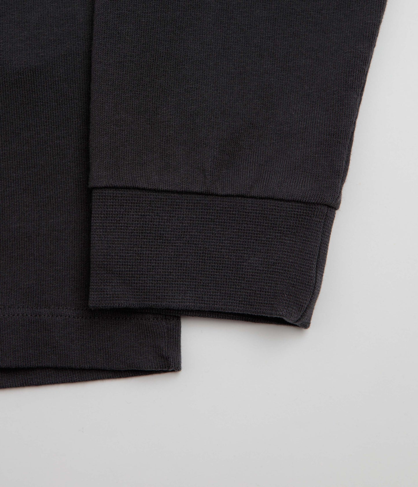 Patagonia 95 Oval Logo Pocket Long Sleeve T-Shirt - Ink Black