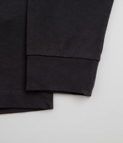 Patagonia 95 Oval Logo Pocket Long Sleeve T-Shirt - Ink Black