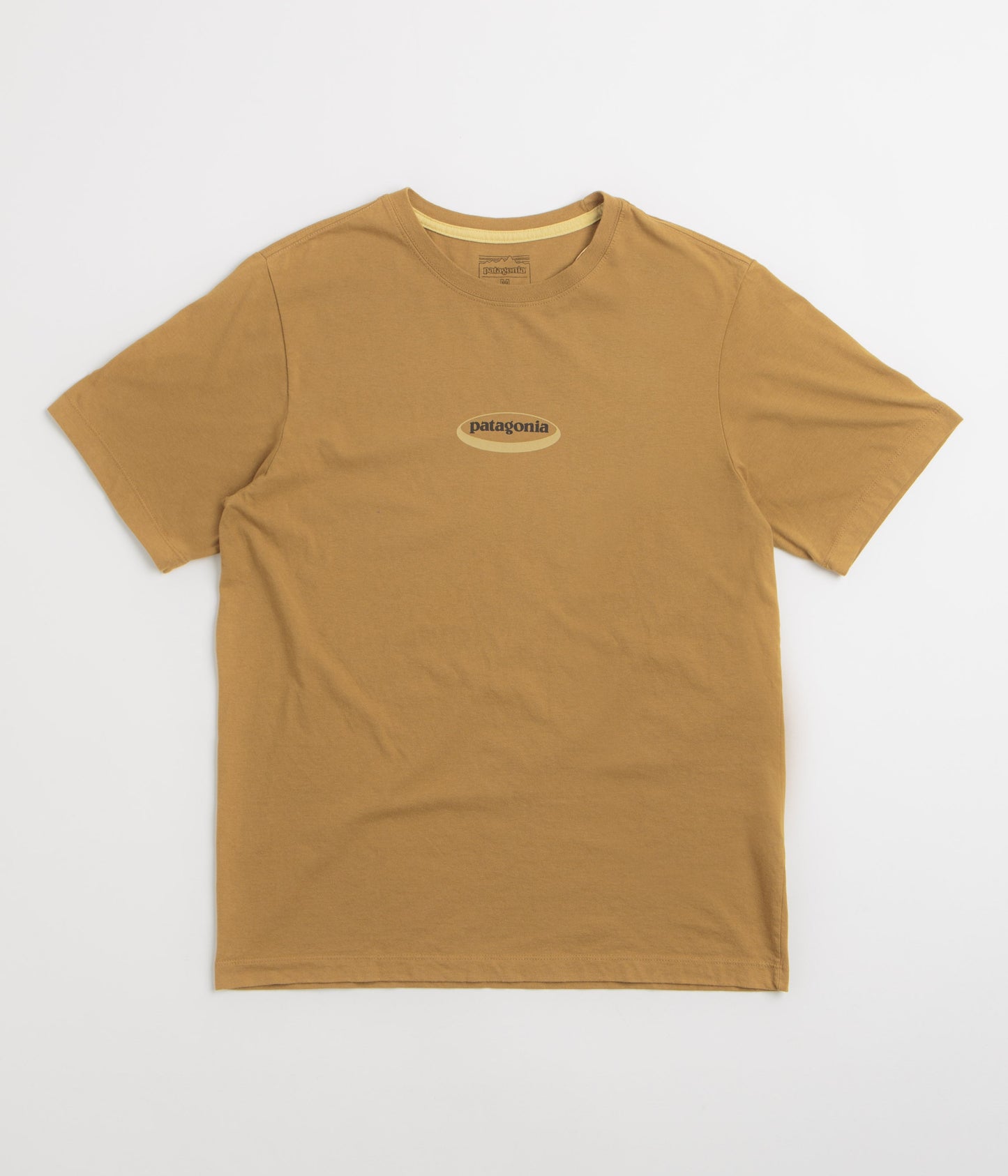 Patagonia 95 Oval Logo T-Shirt - Bobcat Brown: Sunshine