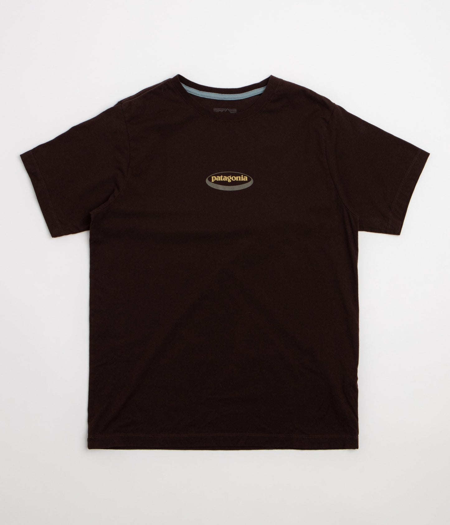 Patagonia 95 Oval Logo T-Shirt - Den Brown: Heliotropic