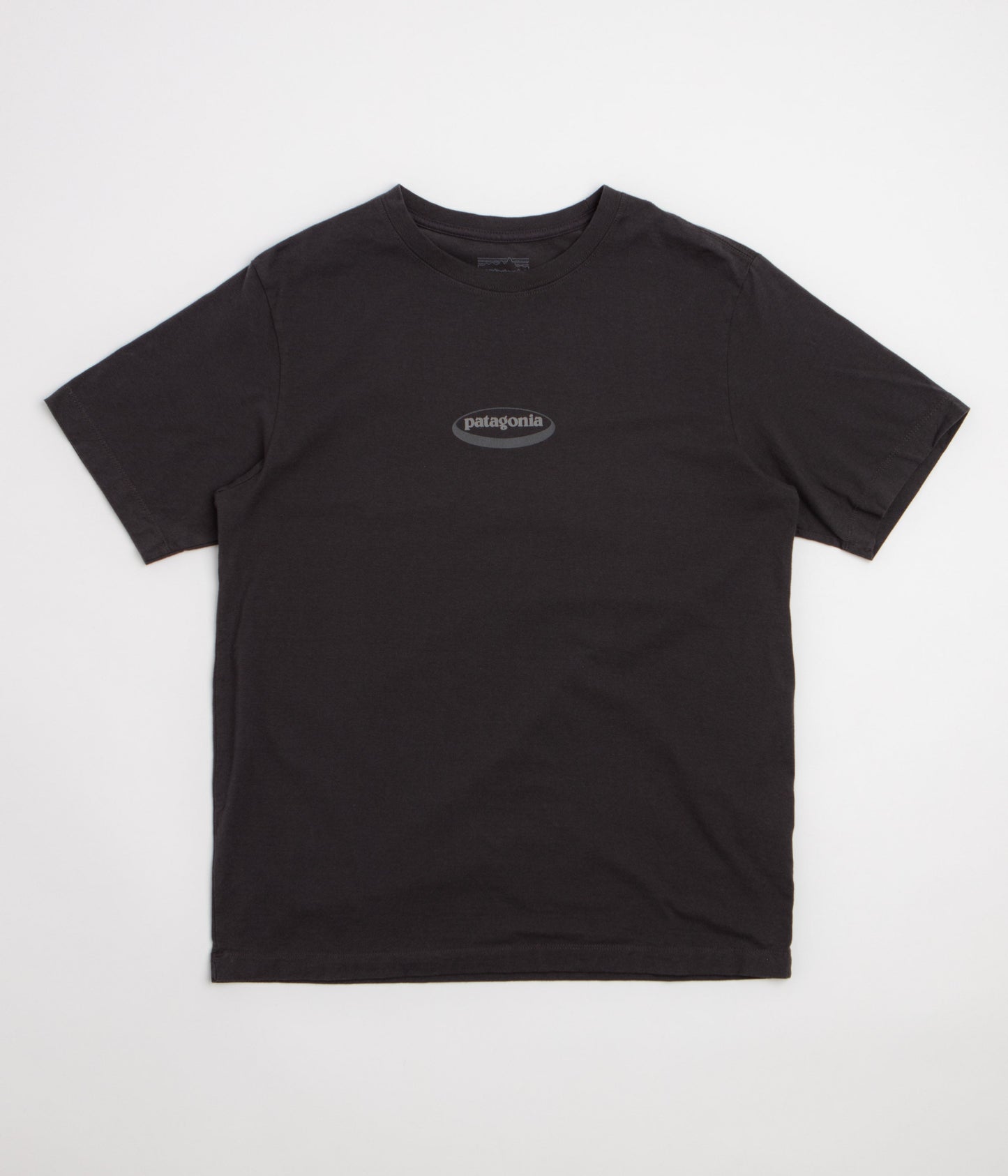 Patagonia 95 Oval Logo T-Shirt - Ink Black