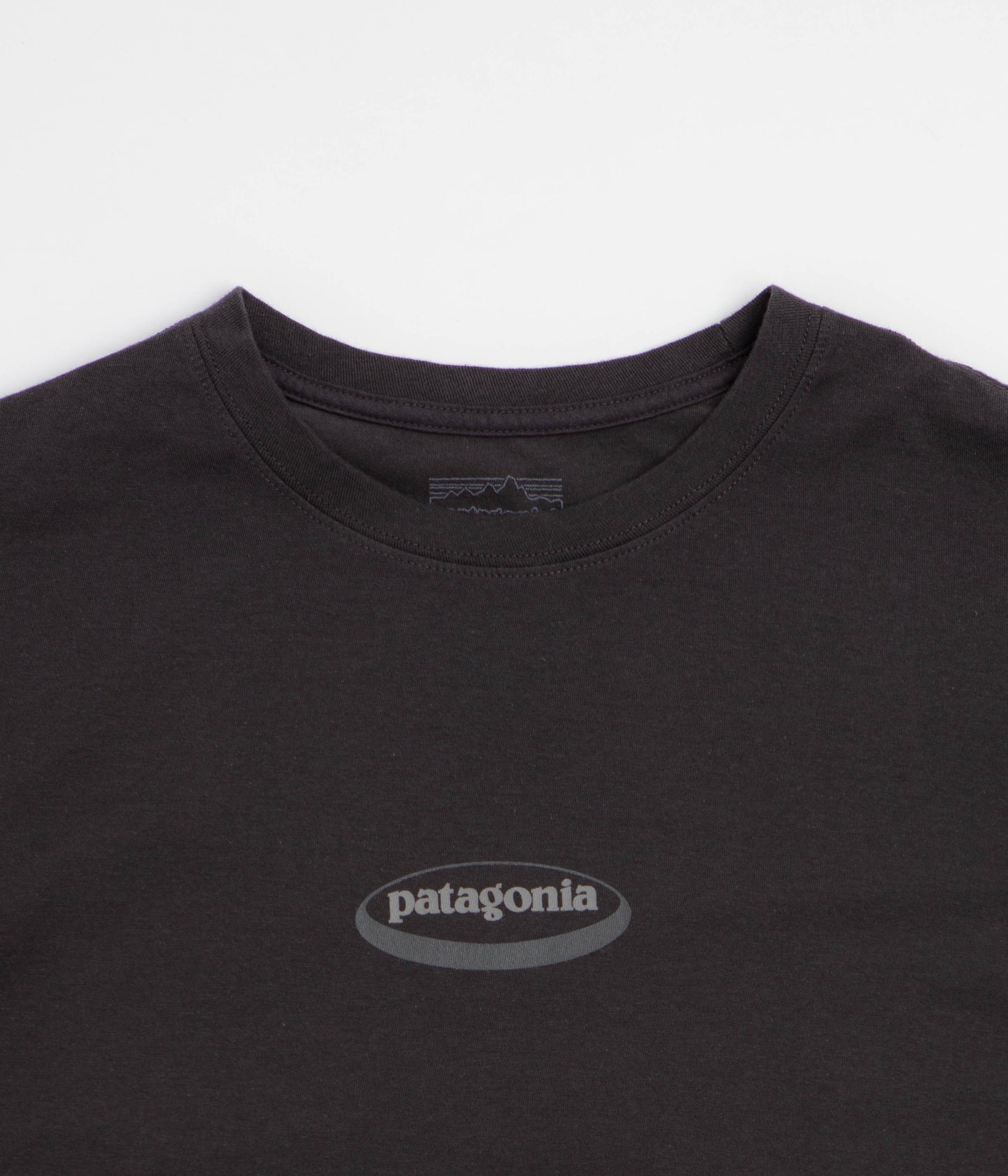 Patagonia 95 Oval Logo T-Shirt - Ink Black